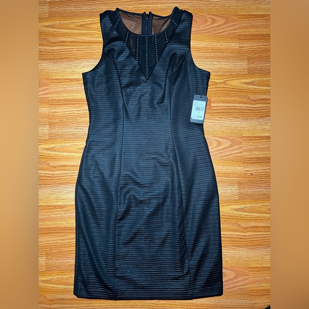 Guess Women's Illusion-Striped Bodycon Dress